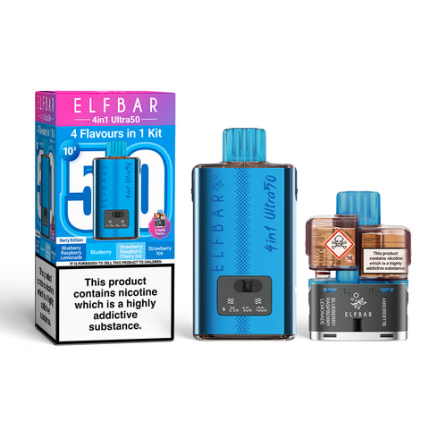 Elf Bar 4 in 1 ULTRA 50K Pre-Filled Pod Kit 20mg