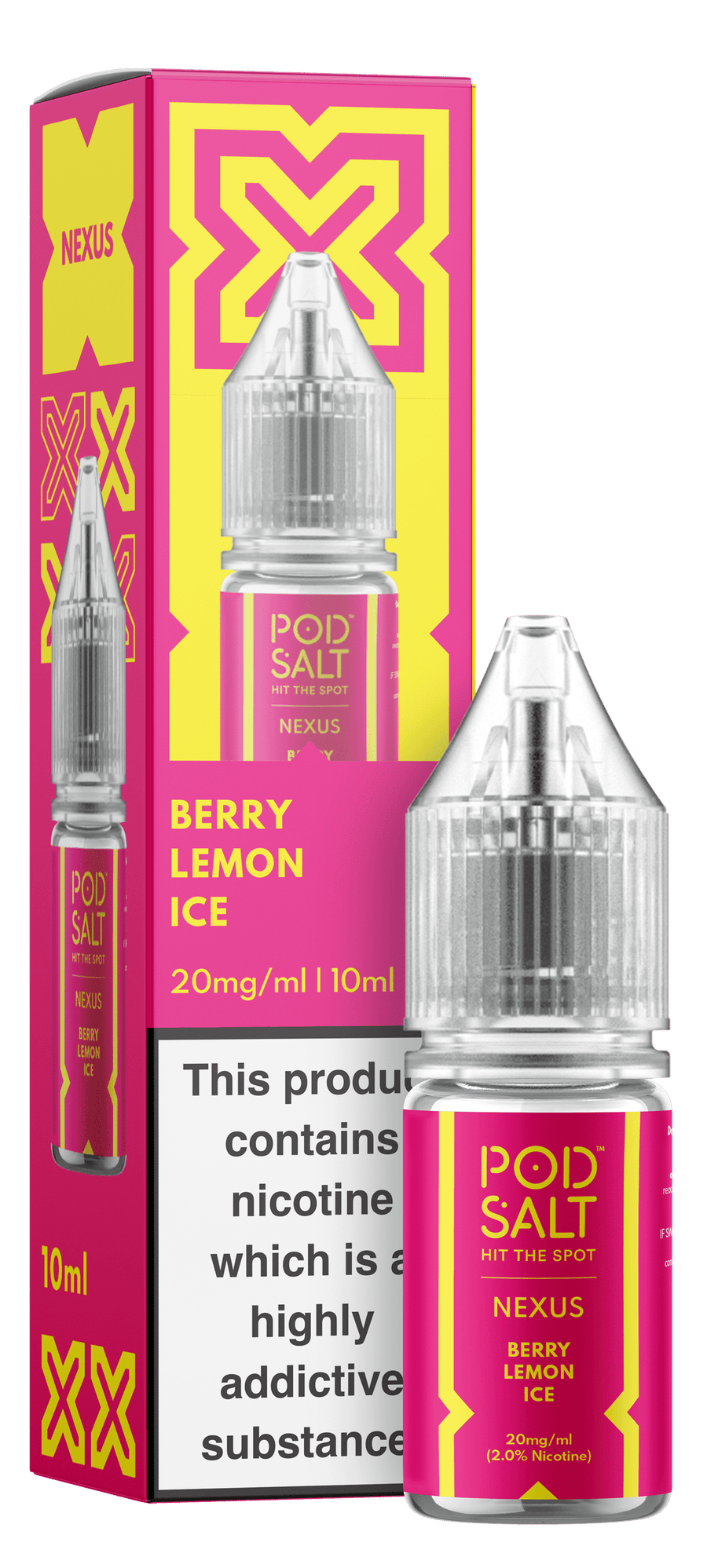 Berry Lemon Ice NEXUS E-Liquid Nicotine Salt By Pod Salt 10ml