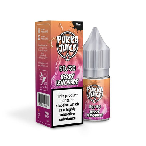 Berry Lemonade 50/50 E-Liquid By Pukka Juice 10ml