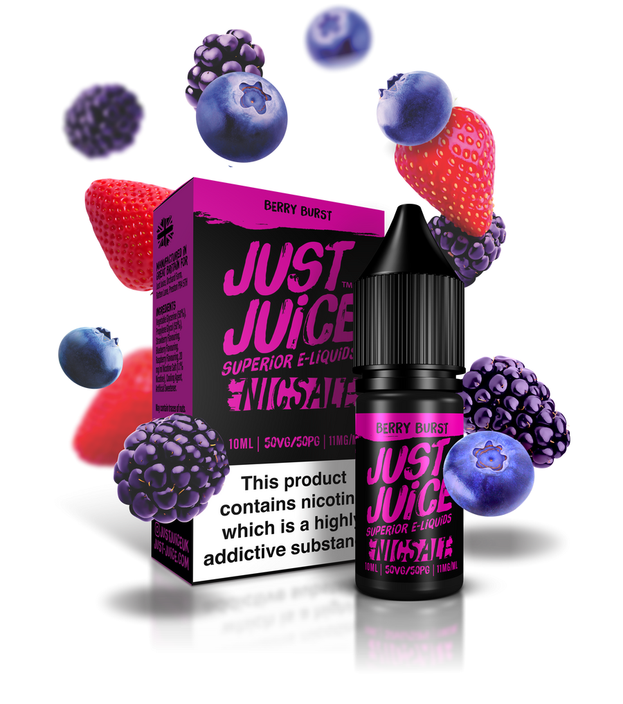 Berry Burst E-Liquid Nicotine Salt By Just Juice 10ml