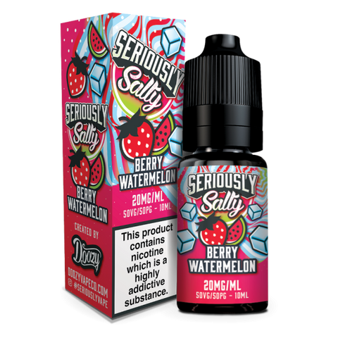 Berry Watermelon Nic Salt Seriously Salty by Doozy 10ml