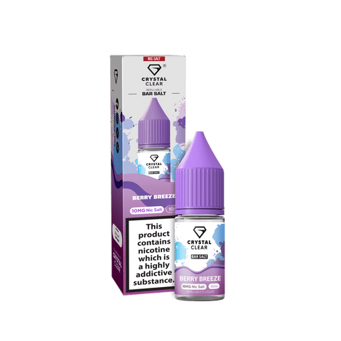 Berry Breeze E-Liquid Nicotine Bar Salt By Crystal Clear 10ml