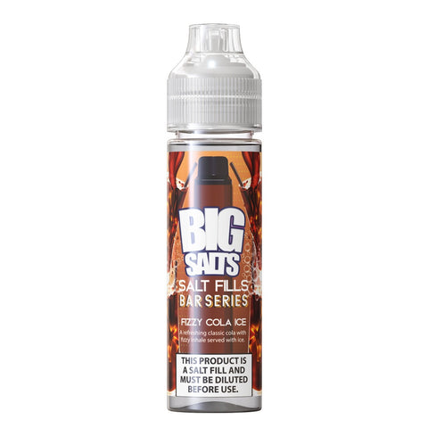 Fizzy Cola Ice E-Liquid Salt fill By Big Salts 30ml/60ml - Nic Salt Shots Included