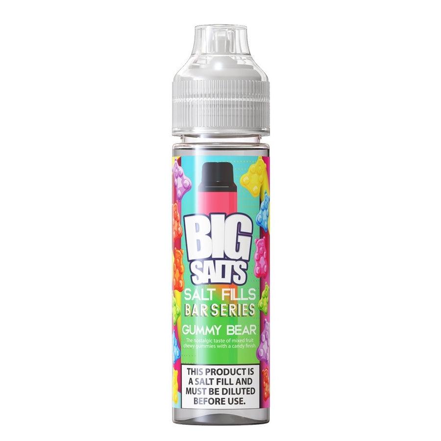 Gummy Bears E-Liquid Salt fill By Big Salts 30ml/60ml - Nic Salt Shots Included