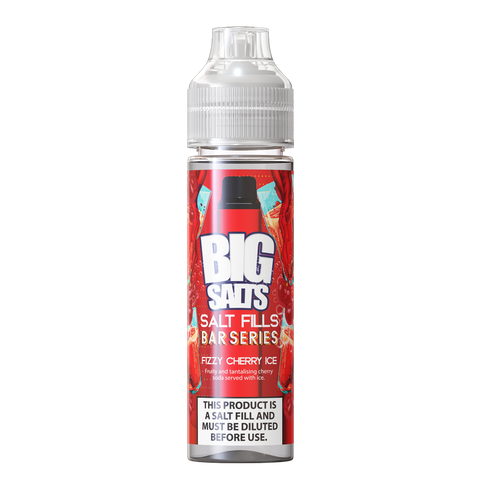 Fizzy Cherry Ice E-Liquid Salt fill By Big Salts 30ml/60ml - Nic Salt Shots Included