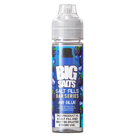 Mr Blue E-Liquid Salt fill By Big Salts 30ml/60ml - Nic Salt Shots Included