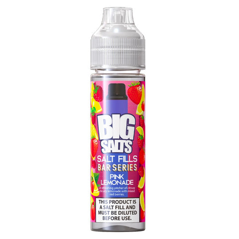 Pink Lemonade E-Liquid Salt fill By Big Salts 30ml/60ml - Nic Salt Shots Included