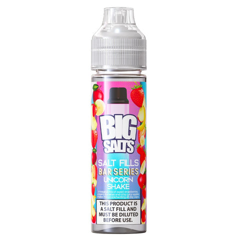 Unicorn Shake E-Liquid Salt fill By Big Salts 30ml/60ml - Nic Salt Shots Included