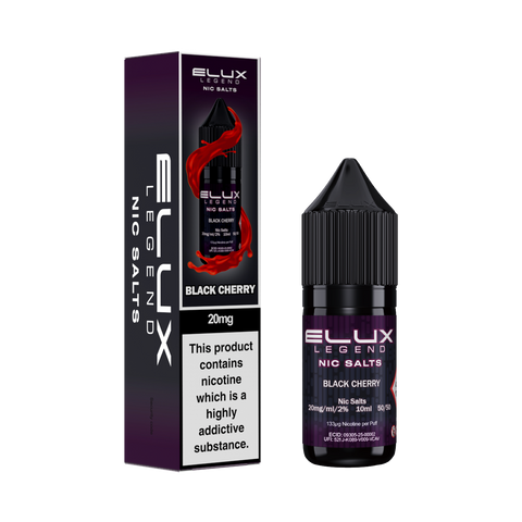 Black Cherry E-Liquid Nicotine Salt By Elux Legend 10ml