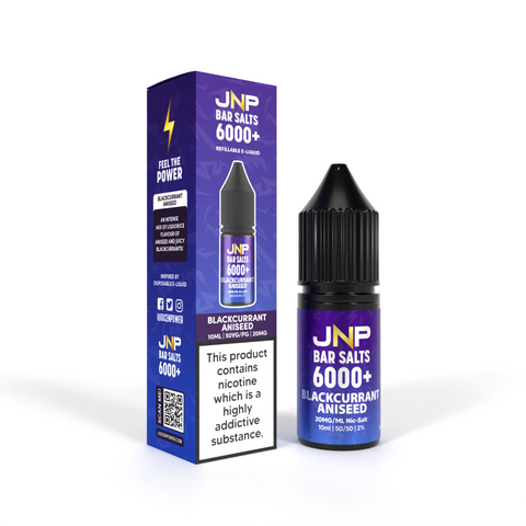 Juice N' Power Bar Salt 6000+ Blackcurrant Aniseed Nic Salt