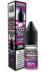 Blackcurrant Berry Seriously Pod Fill E-Liquid Nicotine Salt By Doozy 10ml