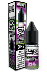 Blackcurrant Citrus Seriously Pod Fill E-Liquid Nicotine Salt By Doozy 10ml