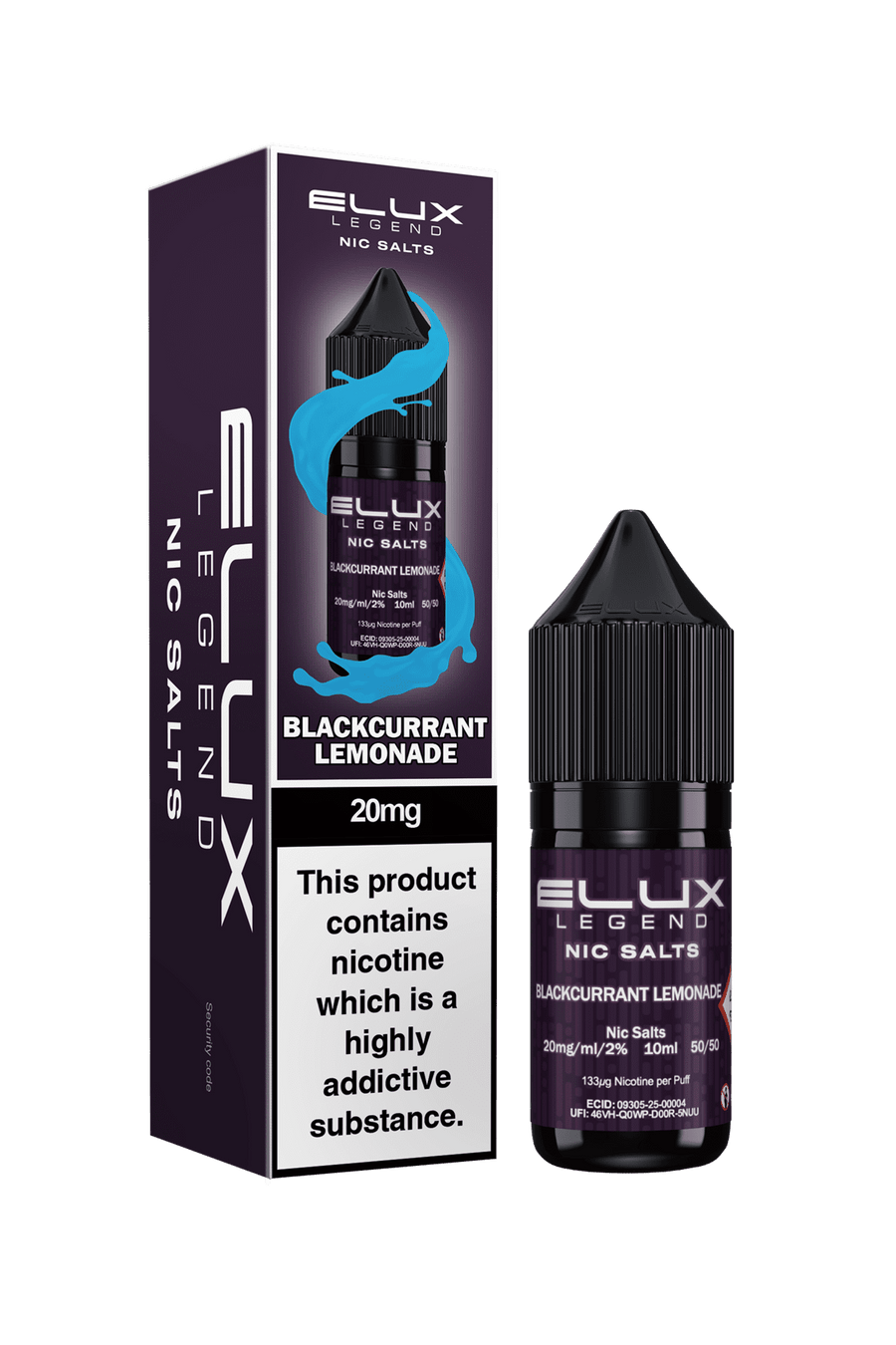 Blackcurrant Lemonade E-Liquid Nicotine Salt By Elux Legend 10ml
