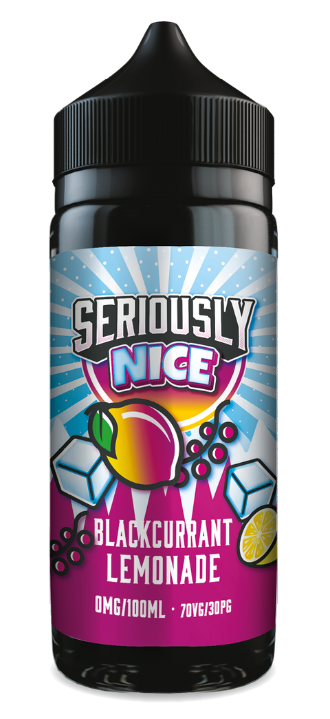 Blackcurrant Lemonade Seriously Nice E-Liquid Shortfill By Doozy Vape 100ml