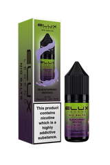 Blackcurrant Menthol E-Liquid Nicotine Salt By Elux Legend 10ml