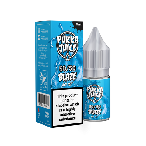 Blaze - No Ice 50/50 E-Liquid By Pukka Juice 10ml