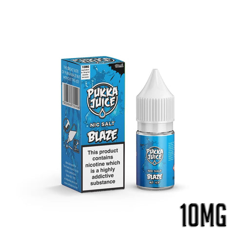 Blaze - No Ice E-Liquid Nicotine Salt By Pukka Juice 10ml