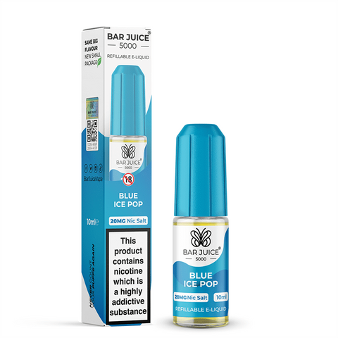 Blue Ice Pop E-Liquid Nicotine Salt By Bar Juice 10ml