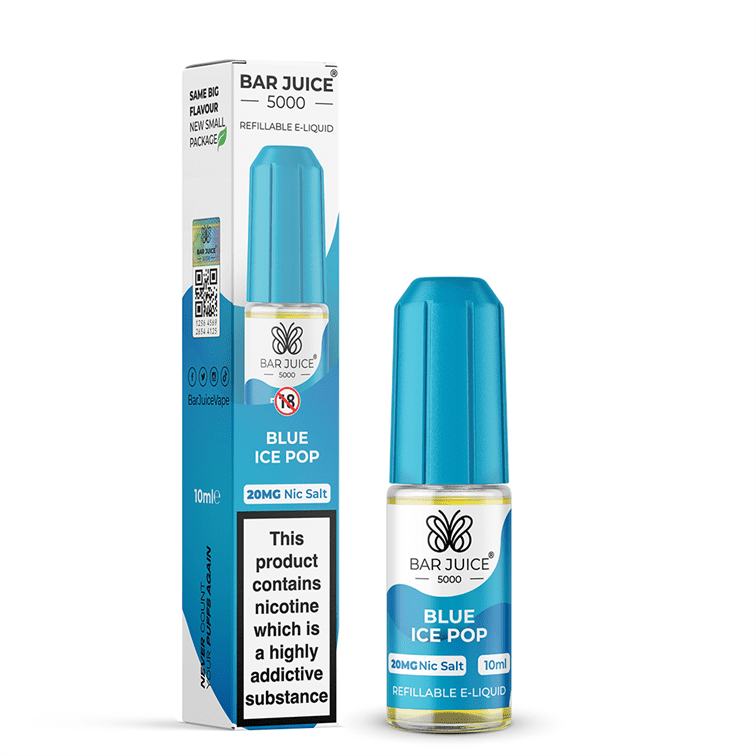 Blue Ice Pop E-Liquid Nicotine Salt By Bar Juice 10ml