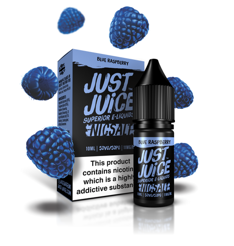Blue Raspberry E-Liquid Nicotine Salt By Just Juice 10ml
