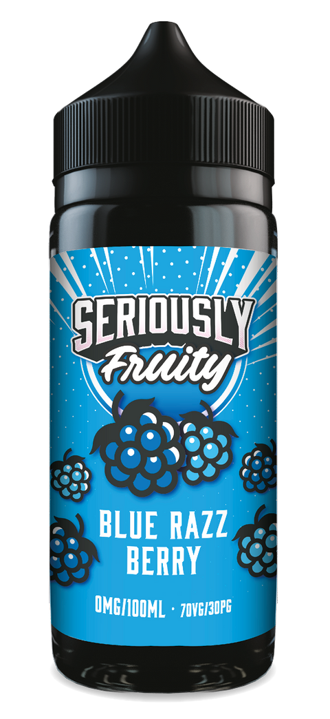 Blue Razz Berry Seriously Fruity E-Liquid Shortfill By Doozy Vape 100ml