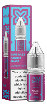 Blue Razz Cherry Blast NEXUS E-Liquid Nicotine Salt By Pod Salt 10ml