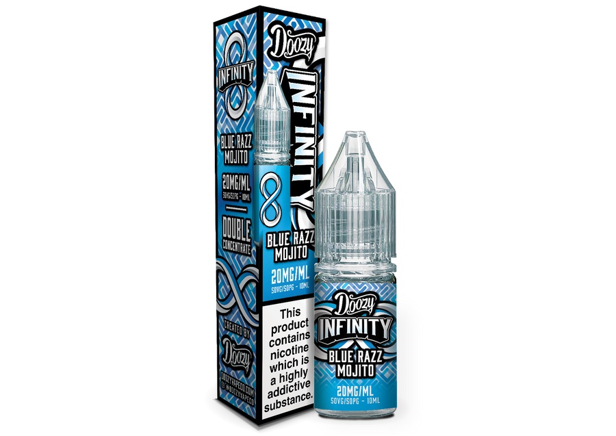 Blue Razz Mojito INFINITY E-Liquid Nicotine Salt By Doozy 10ml