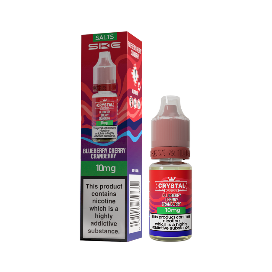 Blueberry Cherry Cranberry E-Liquid Nicotine Salt By SKE Crystal V2 10ml