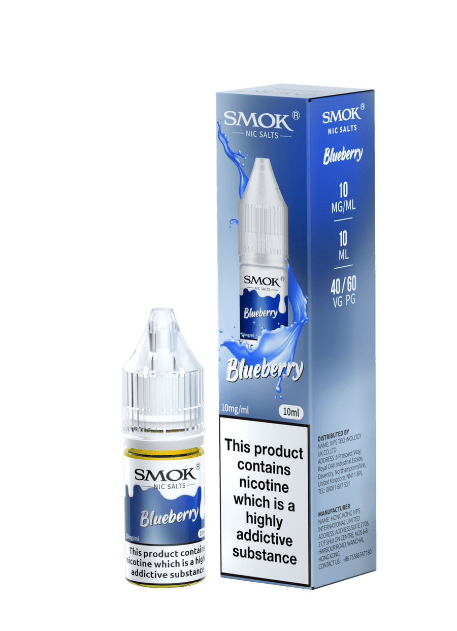 Blueberry E-Liquid Nicotine Salt By Smok 10ml
