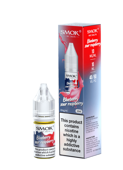Blueberry Sour Raspberry E-Liquid Nicotine Salt By Smok 10ml