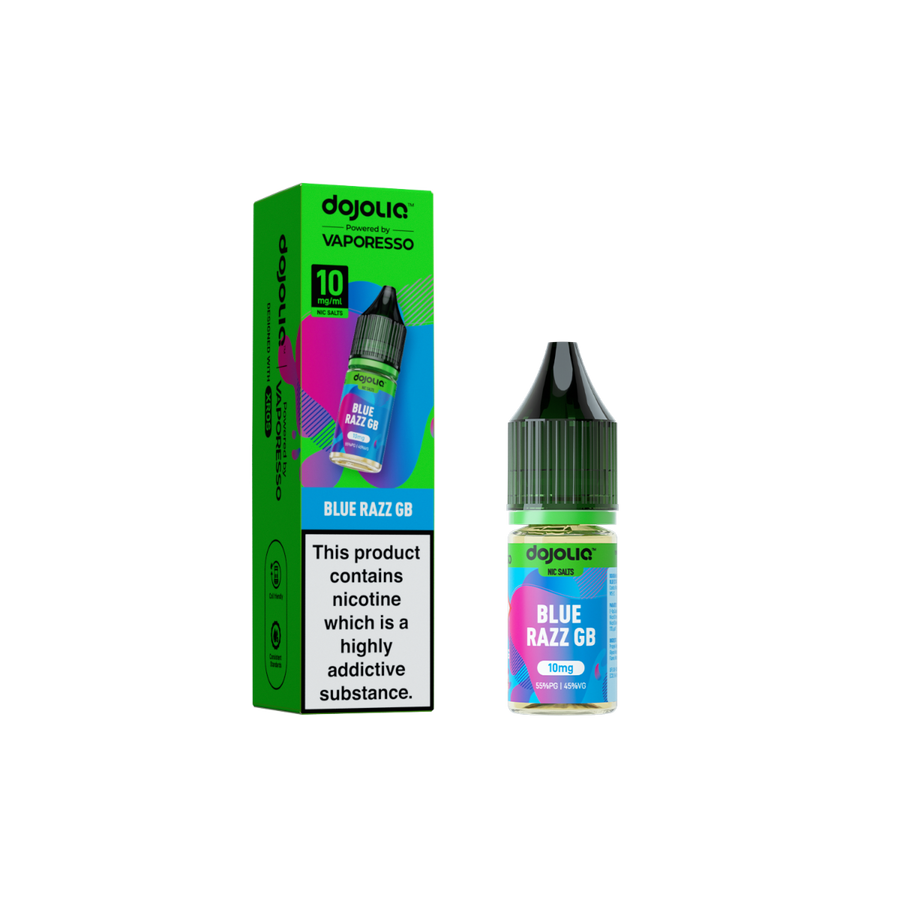 Blue Razz GB DOJOLIQ E-Liquid Nicotine Salt By Vaporesso 10ml