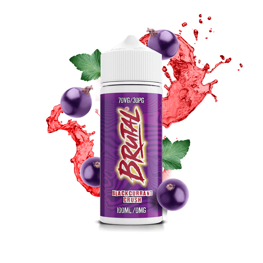 Blackcurrant Crush E-Liquid Shortfill Brutal Range By Just Juice 100ml