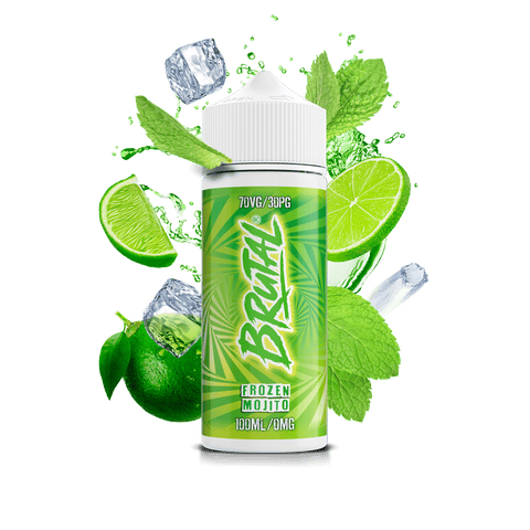 Frozen Mojito E-Liquid Shortfill Brutal Range By Just Juice 100ml