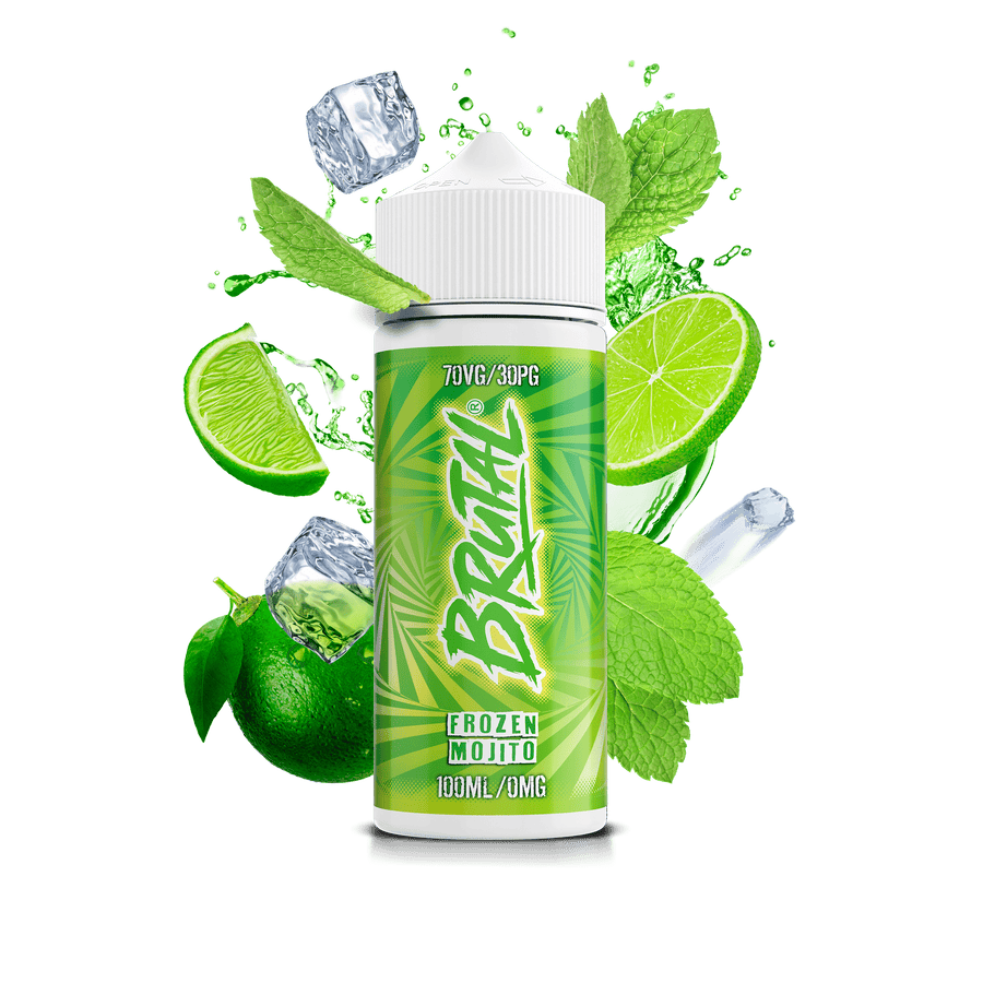 Frozen Mojito E-Liquid Shortfill Brutal Range By Just Juice 100ml