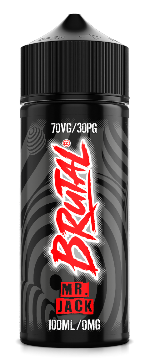 Mr. Jack BRUTAL Range E-Liquid Shortfill By Just Juice 100ml