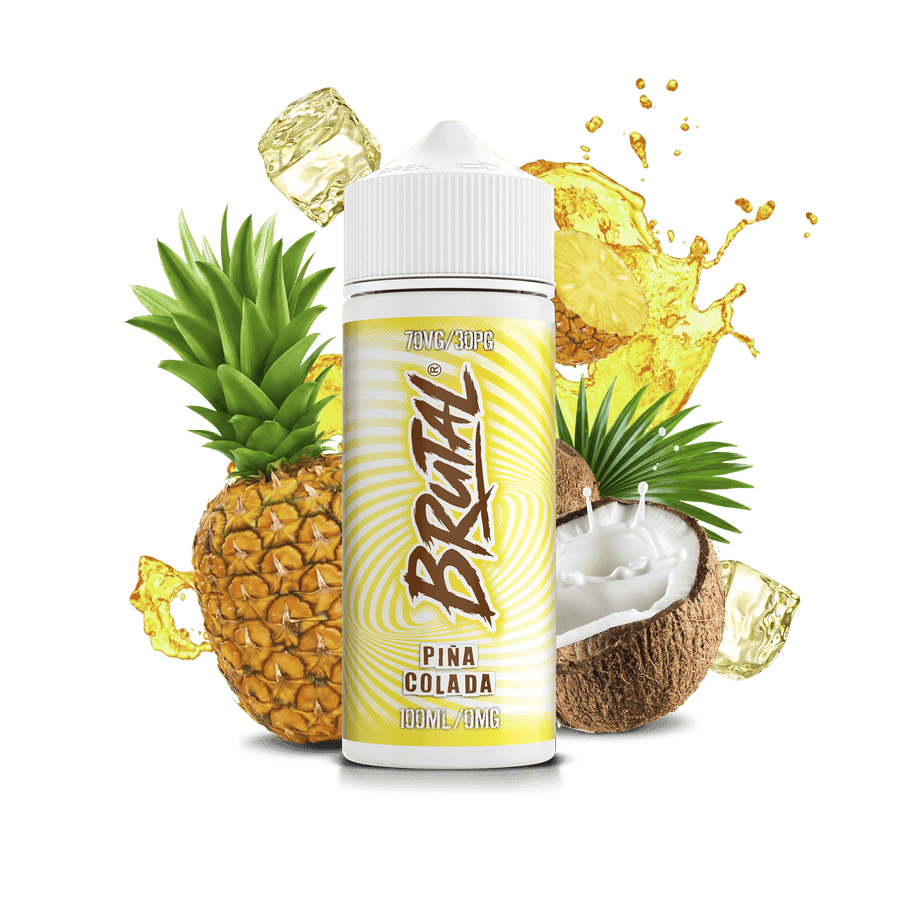 Pina Colada E-Liquid Shortfill Brutal Range By Just Juice 100ml