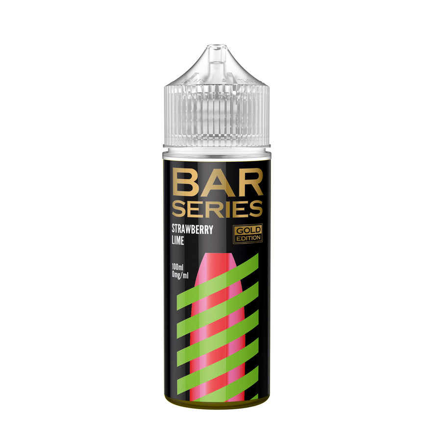 Strawberry Lime GOLD EDITION E-Liquid Shortfill By Bar Series 100ml