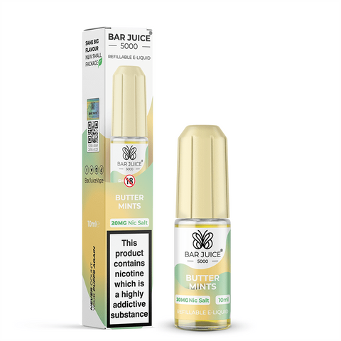 Butter Mints E-Liquid Nicotine Salt By Bar Juice 10ml