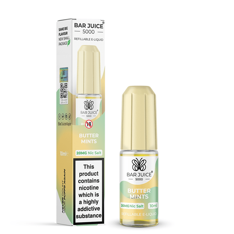 Butter Mints E-Liquid Nicotine Salt By Bar Juice 10ml