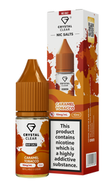 Caramel Tobacco E-Liquid Nicotine Bar Salt By Crystal Clear 10ml