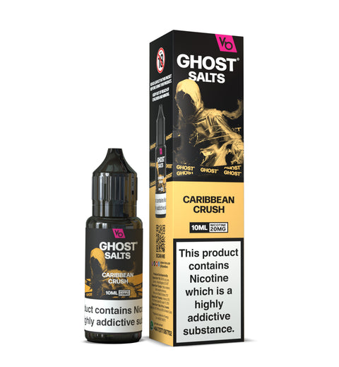 Caribbean Crush GHOST SALTS E-Liquid Nicotine Salt By Vapes Bars 10ml