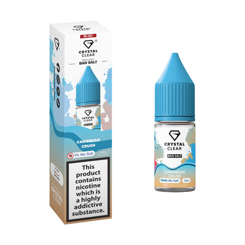 Caribbean Crush E-Liquid Nicotine Bar Salt By Crystal Clear 10ml