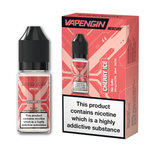 Cherry Ice Mercury E-Liquid Nicotine Salt By Vapengin 10ml