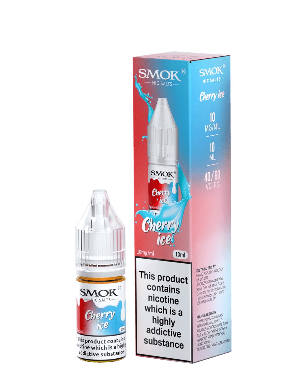Cherry Ice E-Liquid Nicotine Salt By Smok 10ml