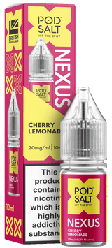 Cherry Lemonade NEXUS E-Liquid Nicotine Salt By Pod Salt 10ml