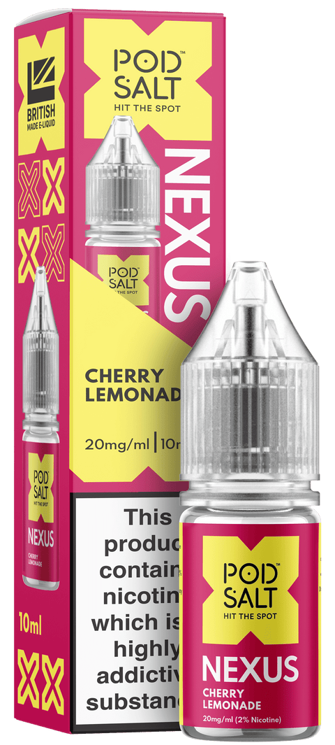 Cherry Lemonade NEXUS E-Liquid Nicotine Salt By Pod Salt 10ml