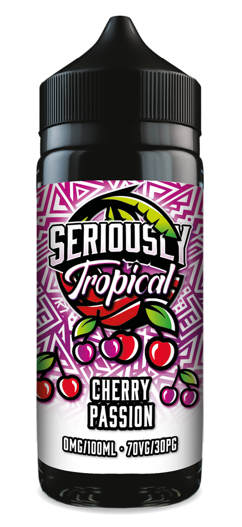 Cherry Passion Seriously Tropical E-Liquid Shortfill By Doozy Vape 100ml