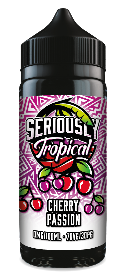 Cherry Passion Seriously Tropical E-Liquid Shortfill By Doozy Vape 100ml