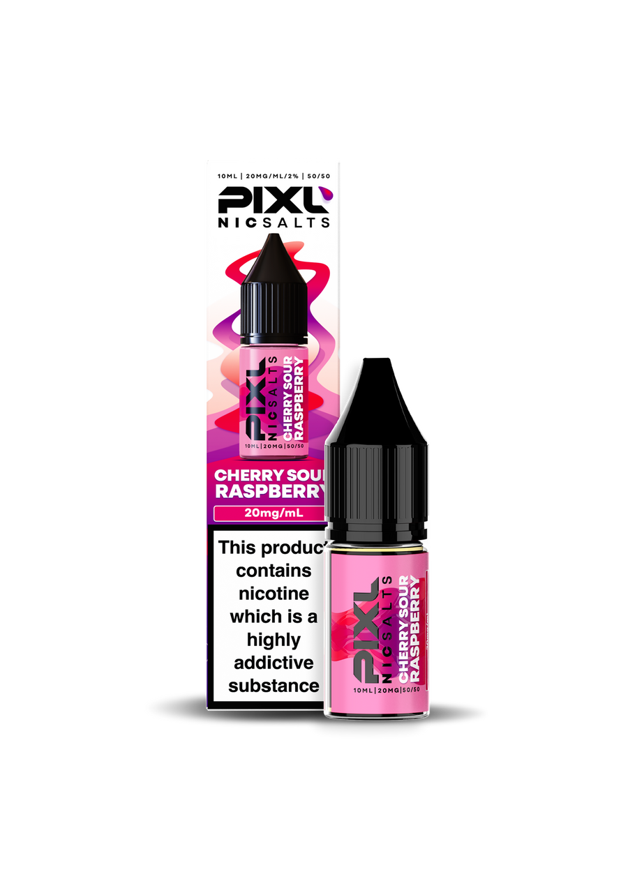 Cherry Sour Raspberry E-Liquid Nicotine Salt By Pixl 10ml