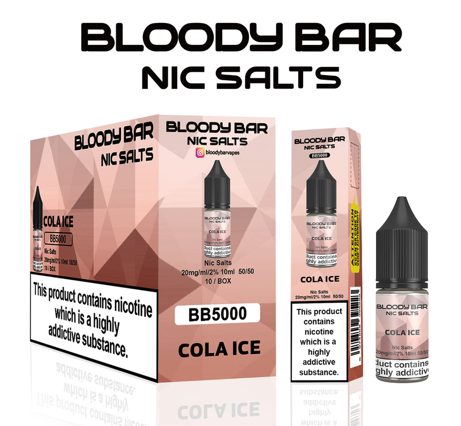 Cola Ice E-Liquid Nicotine Salt By Bloody Bar 10ml